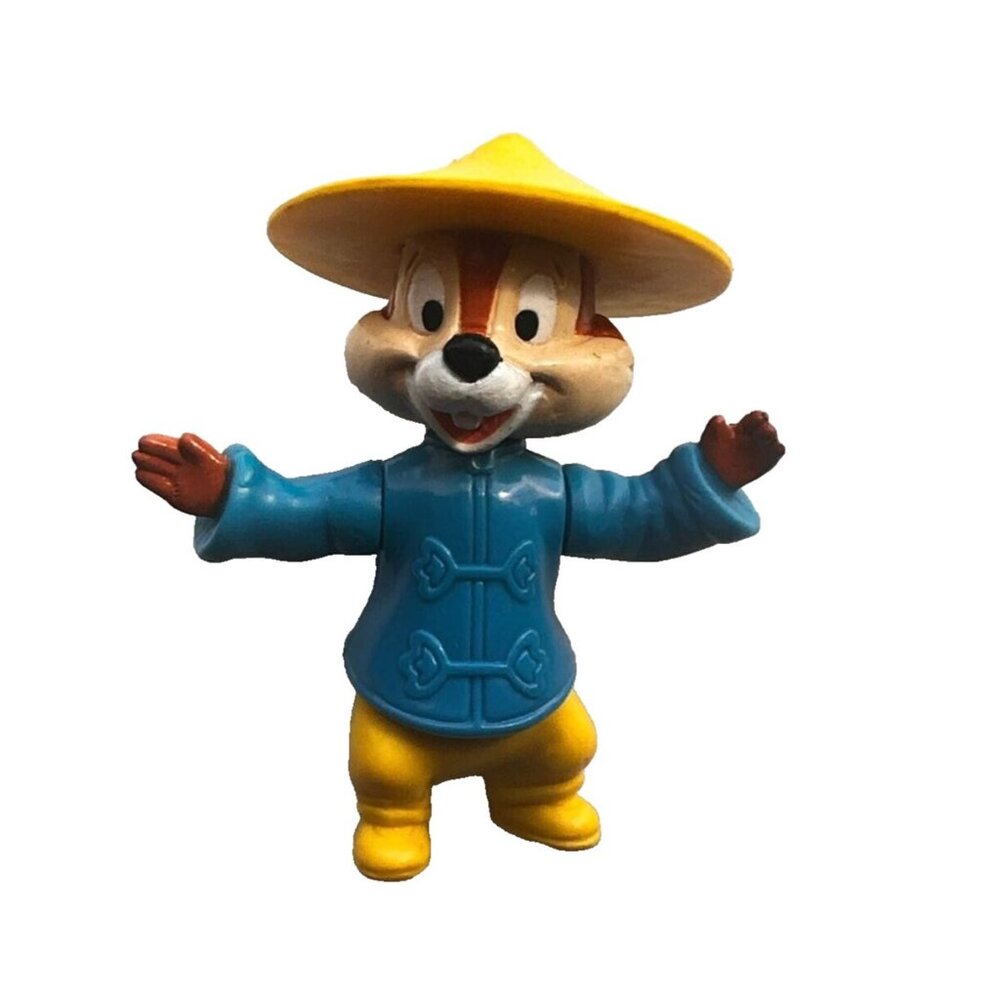 Vintage 1994 Disney Epcot Center Chip 'n' Dale Chipmunk 2 1/2" PVC Figure